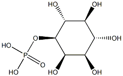 D-myo-Inositol 3-phosphoric acid 结构式