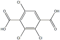 2,3,5-Trichloroterephthalic acid 结构式