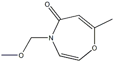 4-Methoxymethyl-7-methyl-1,4-oxazepin-5(4H)-one 结构式