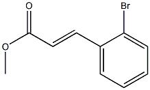 3-(2-Bromophenyl)acrylic acid methyl ester 结构式
