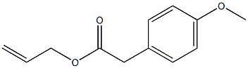 (4-Methoxyphenyl)acetic acid (2-propenyl) ester 结构式