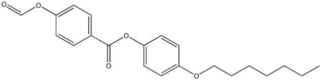 p-Formyloxybenzoic acid p-(heptyloxy)phenyl ester 结构式