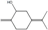 p-Mentha-1(7),4(8)-dien-2-ol 结构式