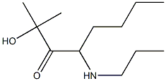 4-(Propylamino)-2-hydroxy-2-methyl-3-octanone 结构式