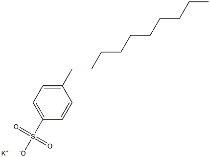 4-Decylbenzenesulfonic acid potassium salt 结构式