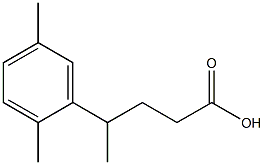 4-(2,5-Dimethylphenyl)valeric acid 结构式
