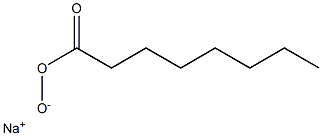 Octaneperoxoic acid sodium salt 结构式