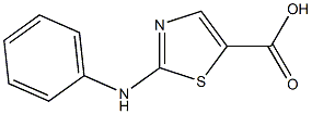 2-(Phenylamino)thiazole-5-carboxylic acid 结构式