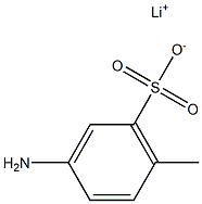 3-Amino-6-methylbenzenesulfonic acid lithium salt 结构式