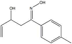 (1Z)-1-(4-Methylphenyl)-3-hydroxy-4-penten-1-one oxime 结构式