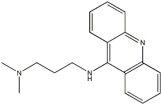 9-[3-(Dimethylamino)propylamino]acridine 结构式