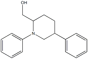 1,5-Diphenylpiperidine-2-methanol 结构式