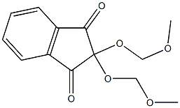 2,2-Di(methoxymethoxy)-1,3-indanedione 结构式