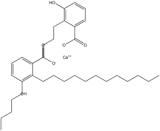 Bis(2-dodecyl-3-hydroxybenzoic acid)calcium salt 结构式