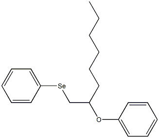 1-(Phenylseleno)-2-phenoxyoctane 结构式