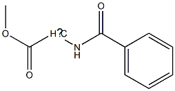 1-(Benzoylamino)-2-oxo-2-methoxyethylradical 结构式