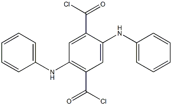 2,5-Dianilinoterephthaloyl dichloride 结构式