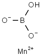 Manganese(II) hydrogen orthoborate 结构式