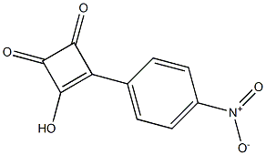 3-(4-Nitrophenyl)-4-hydroxy-3-cyclobutene-1,2-dione 结构式