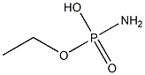 Amidophosphoric acid hydrogen ethyl ester 结构式