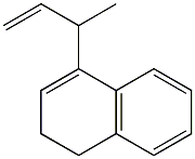 1,2-Dihydro-4-(1-methylallyl)naphthalene 结构式