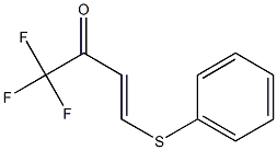 4-(Phenylthio)-1,1,1-trifluoro-3-buten-2-one 结构式