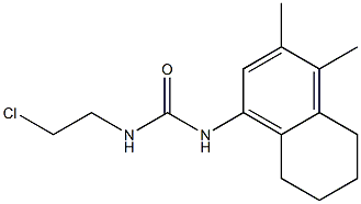 1-(2-Chloroethyl)-3-(3,4-dimethyl-5,6,7,8-tetrahydronaphthalen-1-yl)urea 结构式