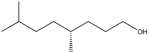 [R,(+)]-4,7-Dimethyl-1-octanol 结构式