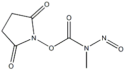 N-Methyl-N-nitrosocarbamic acid succinimidyl ester 结构式