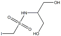 N-[2-Hydroxy-1-(hydroxymethyl)ethyl]iodomethanesulfonamide 结构式