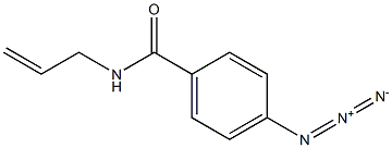 N-(2-Propenyl)-4-azidobenzamide 结构式