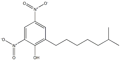 2,4-Dinitro-6-(6-methylheptyl)phenol 结构式