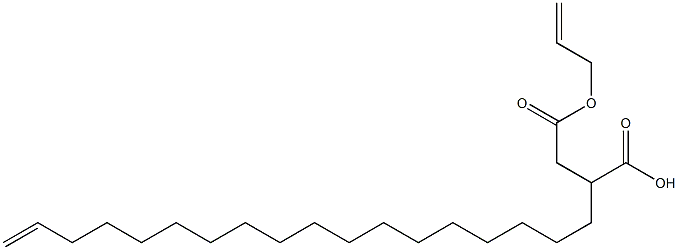 2-(17-Octadecenyl)succinic acid 1-hydrogen 4-allyl ester 结构式