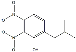 6-Isobutyl-2,3-dinitrophenol 结构式