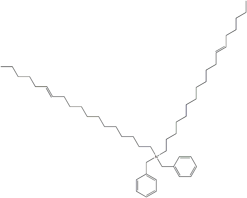Di(12-octadecenyl)dibenzylaminium 结构式