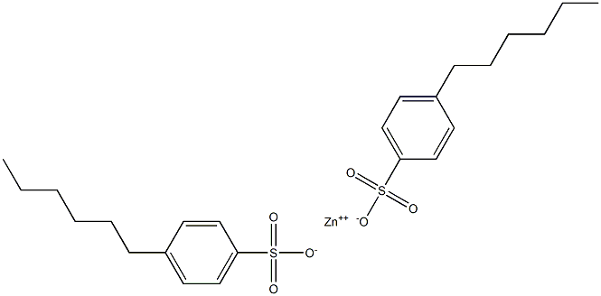 Bis(4-hexylbenzenesulfonic acid)zinc salt 结构式