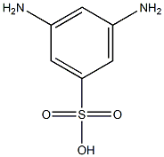 3,5-Diaminobenzenesulfonic acid 结构式