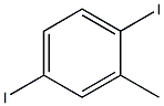 1,4-Diiodo-2-methylbenzene 结构式