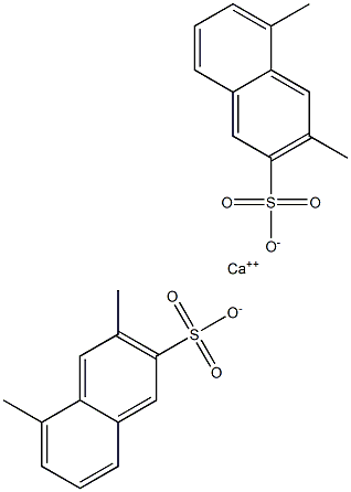 Bis(3,5-dimethyl-2-naphthalenesulfonic acid)calcium salt 结构式