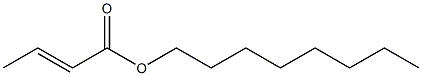 (E)-2-Butenoic acid octyl ester 结构式