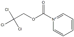 1-(2,2,2-Trichloroethoxycarbonyl)pyridinium 结构式