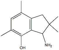 3-Amino-2,3-dihydro-2,2,5,7-tetramethyl-1H-inden-4-ol 结构式