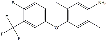 4-(4-Fluoro-3-trifluoromethyl-phenoxy)-2,5-dimethyl-phenylamine 结构式