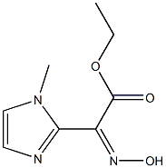 [(Z)-Hydroxyimino]-(1-methyl-1H-imidazol-2-yl)-acetic acid ethyl ester 结构式