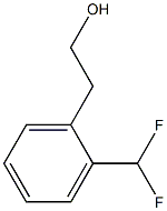 BENZENEETHANOL, 2-(DIFLUOROMETHYL)- 结构式