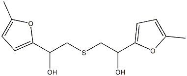 2-[2-HYDROXY-2-(5-METHYL-FURAN-2-YL)-ETHYLSULFANYL]-1-(5-METHYL-FURAN-2-YL)-ETHANOL 结构式