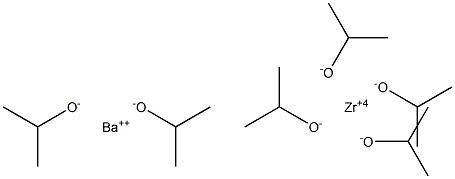 异丙氧化钡锆, 10% W/V IN ISOPROPANOL, 在氩气保护下储存在 结构式