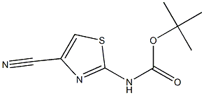 N-BOC-2-氨基-4-氰基噻唑 结构式