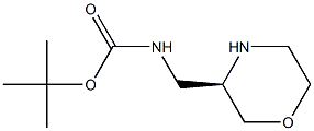 (R)-3-N-Boc-aminomethylmorpholine 结构式