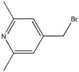 2,6-Dimethyl-4-bromomethylpyridine 结构式